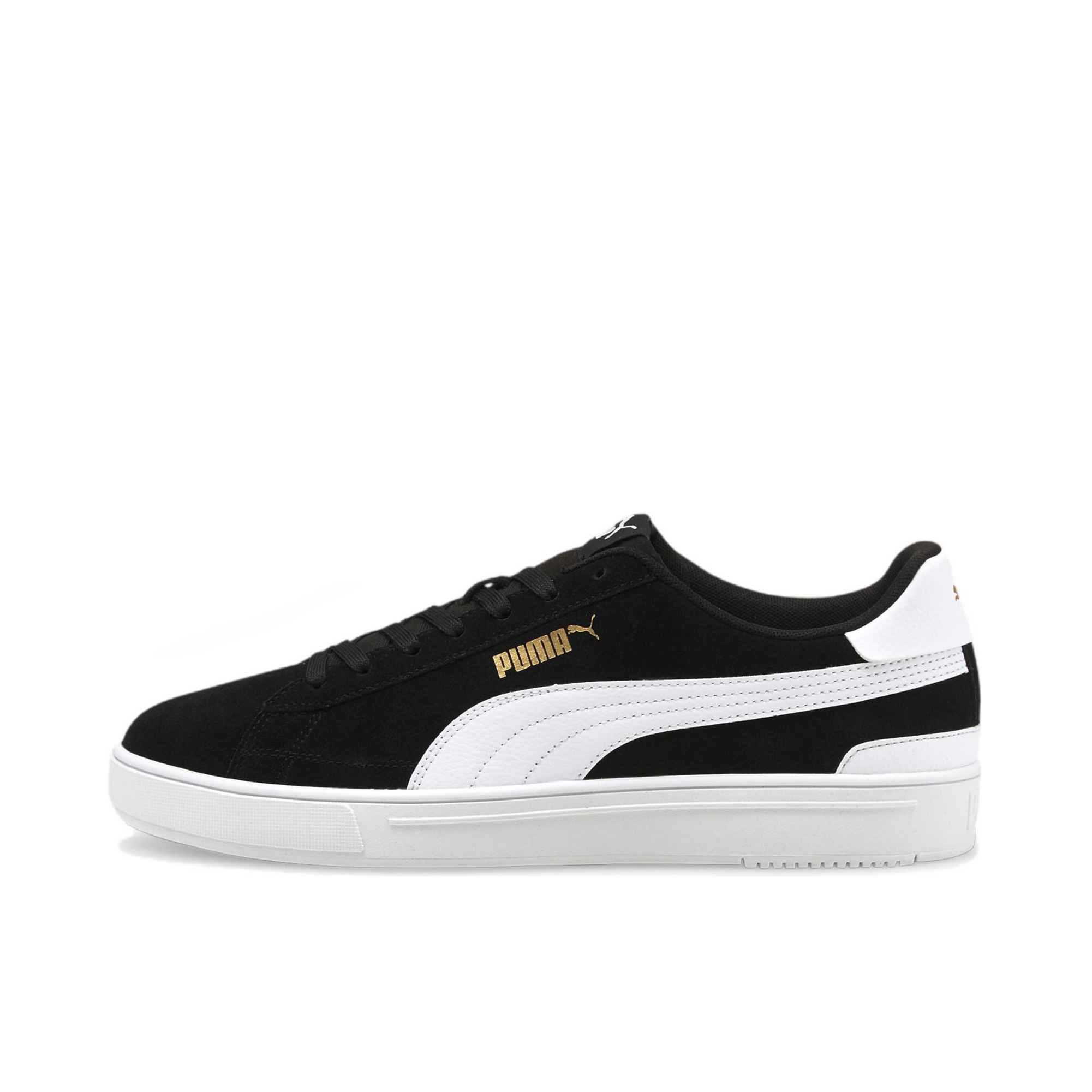 推荐商品：Puma/彪马 Saab Pro Suede 板鞋 绒面革防滑耐磨透气舒适轻便复古运动 金标/黑色