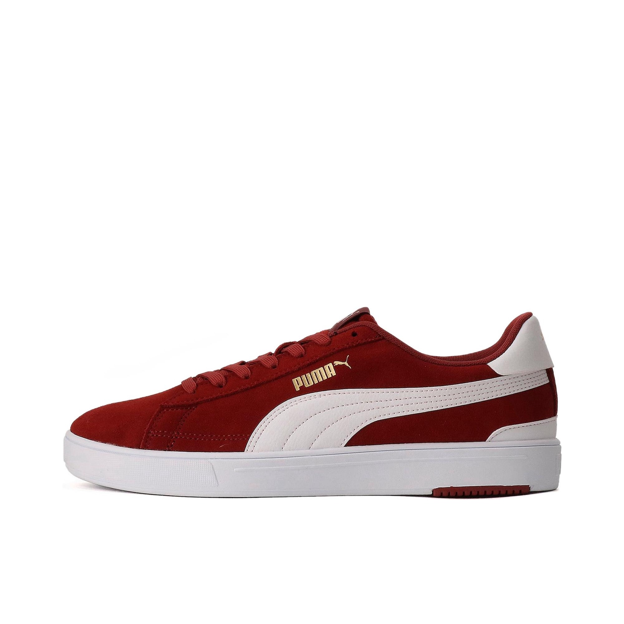 推荐商品：Puma/彪马 Saab Pro Suede 板鞋 绒面革防滑耐磨透气舒适轻便复古运动 红色/白色