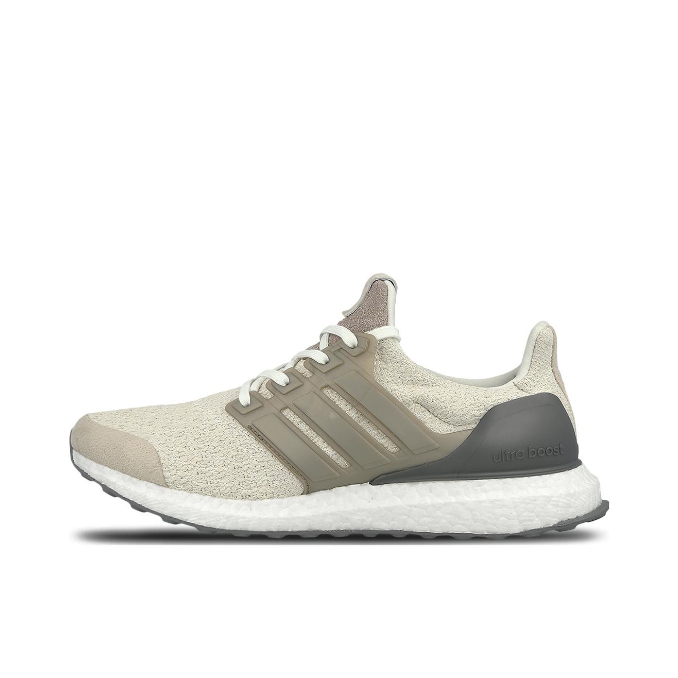 推荐商品：adidas UltraBoost 4.0 跑鞋 经典缓震透气防滑耐磨织物支撑抗扭转长跑轻运动圆头 Vintage White Lux Sneakersnstuff x Social Status三方联名/白色/灰色