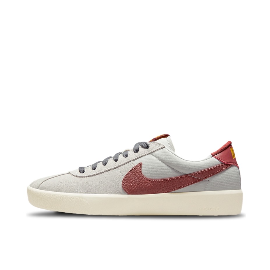 推荐商品：Nike SB Bruin 防滑耐磨 舒适百搭 轻便透气 复古 简约 休闲 板鞋 灰色/酒红