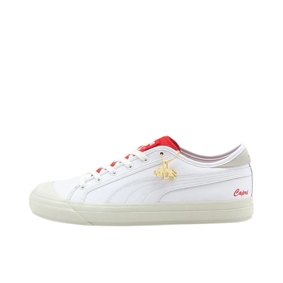 推荐商品：Puma/彪马 Capri 经典百搭 休闲 复古 防滑耐磨 舒适透气 情侣 帆布鞋 Dassler Legacy联名/白红