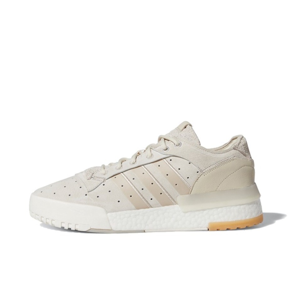推荐商品：adidas Originals Rivalry RM 防滑耐磨 减震透气 舒适轻便 复古百搭 休闲鞋 Clear Brown/Running White 米灰