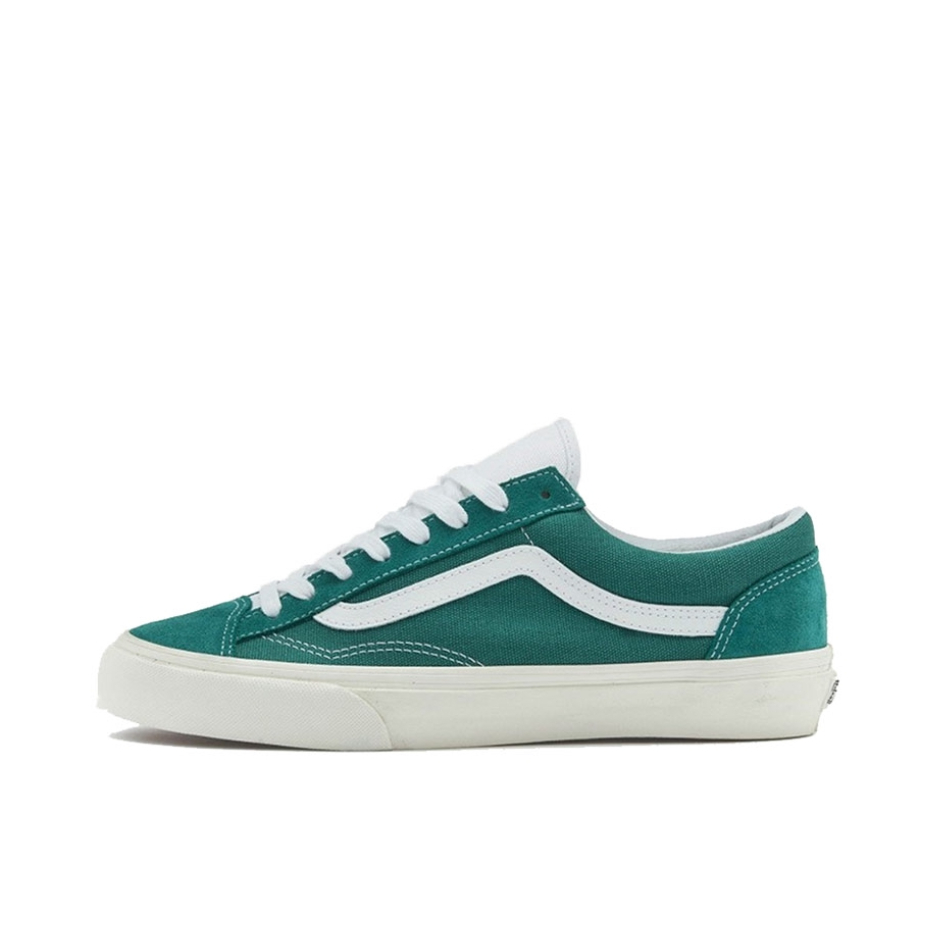 推荐商品：Vans/范斯 Style 36 滑板鞋 板鞋 舒适轻便防滑耐磨复古百搭帆布拼接防水运动  36 Retro Sports Green 墨绿