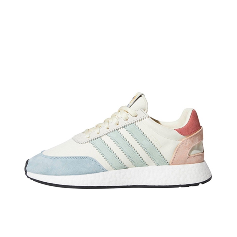推荐商品：adidas I‑5923 防滑耐磨 舒适百搭 轻便 休闲复古 慢跑 跑鞋 Pride Pack (2018) 2018/白色/蓝色/粉色