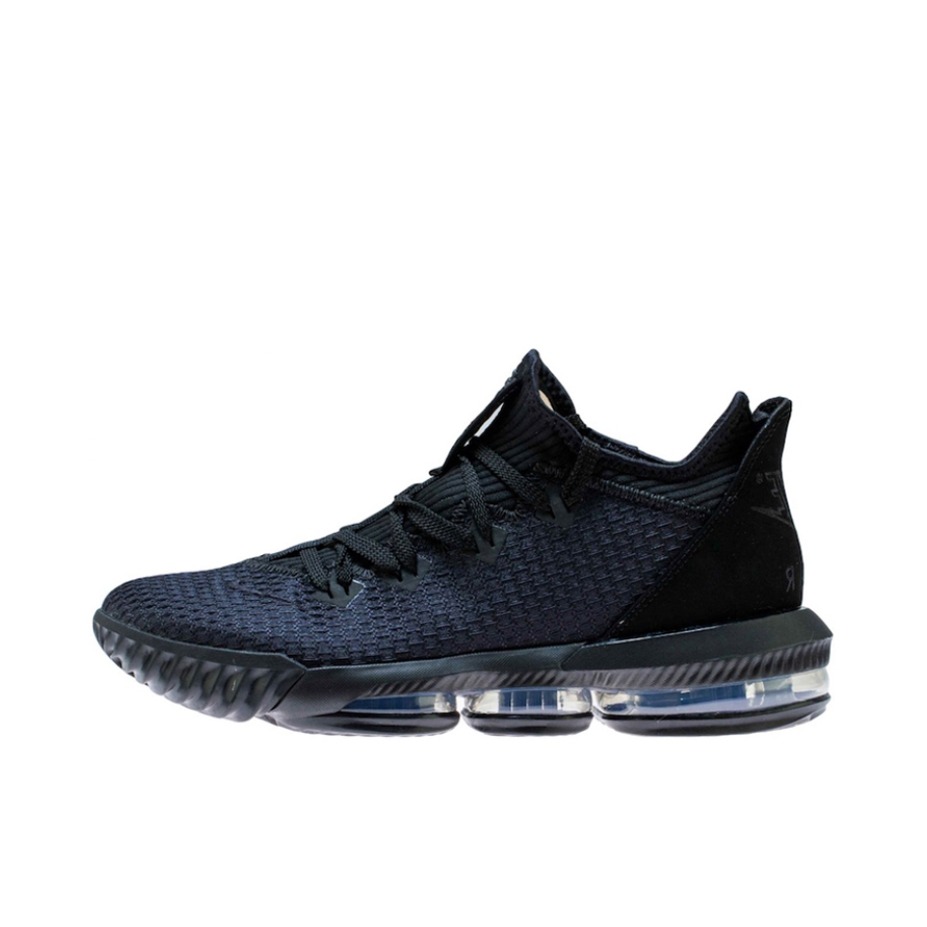 推荐商品：Nike Zoom LeBron 16 詹姆斯 缓震回弹 防滑耐磨 圆头 实战 篮球鞋 Triple Black 纯黑 Low