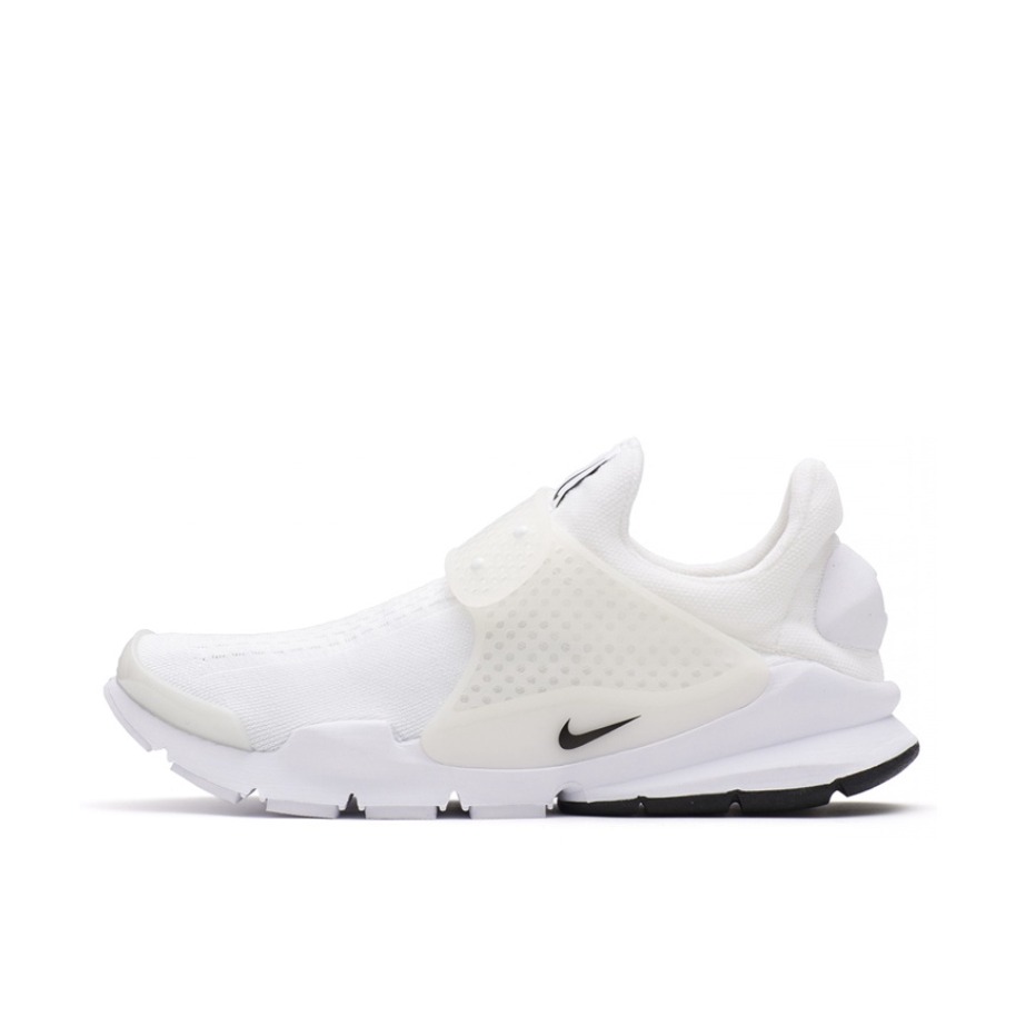 推荐商品：Nike Sock Dart 运动休闲鞋 防滑耐磨轻便透气织物低帮圆头支撑 Independence Day White 纯白黑勾