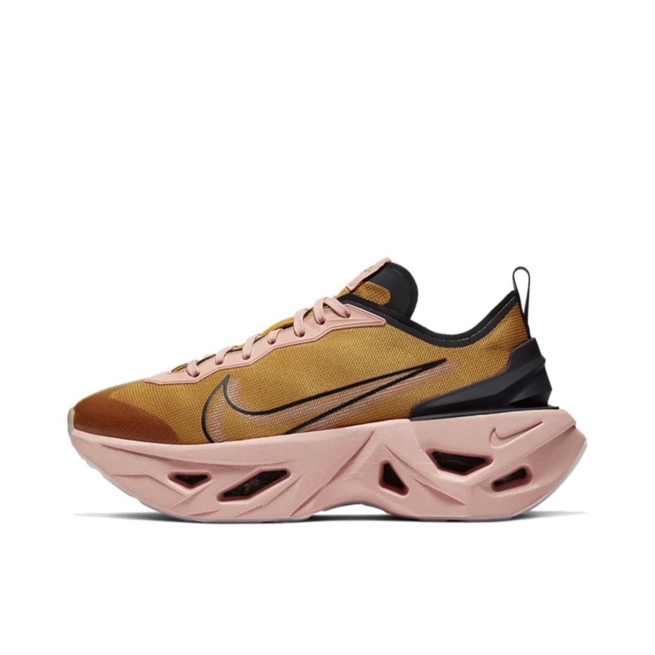 推荐商品：Nike ZoomX Vista Grind 运动休闲鞋 缓震耐磨轻便舒适厚底圆头 Gold/Oil Grey/Coral Stardust 珊瑚粉/金