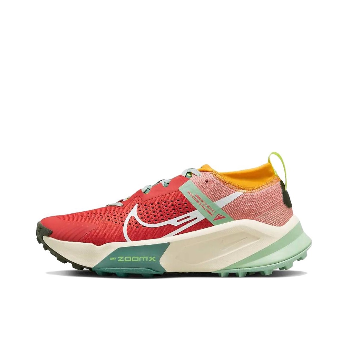推荐商品：Nike ZoomX Zegama Trail 跑鞋 越野抓地泡棉缓震 曼陀罗橙/白色/亮深红