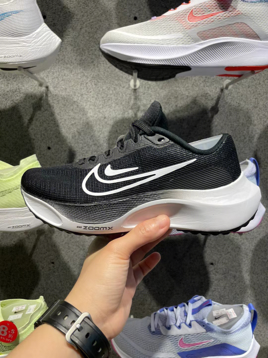  Zoom Fly 5黑白