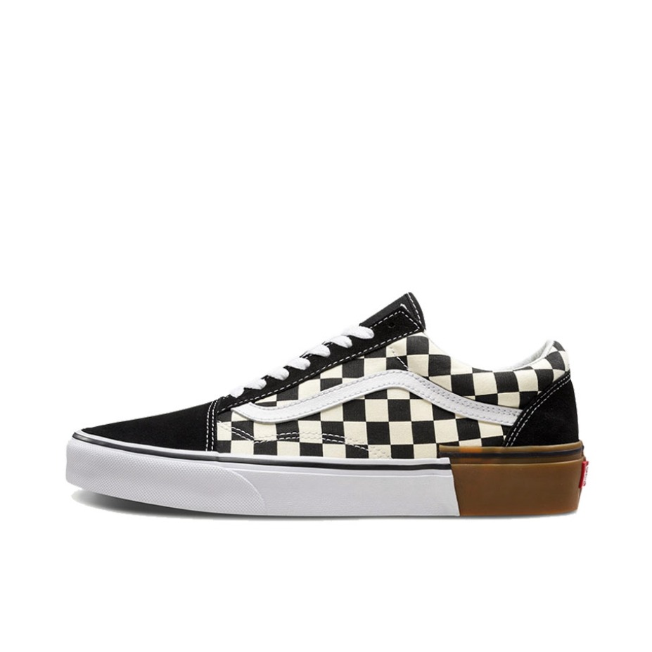推荐商品：Vans/范斯 Old Skool 滑板鞋 板鞋 轻便防滑复古舒适经典 Gum Block Checkerboard 棋盘格生胶