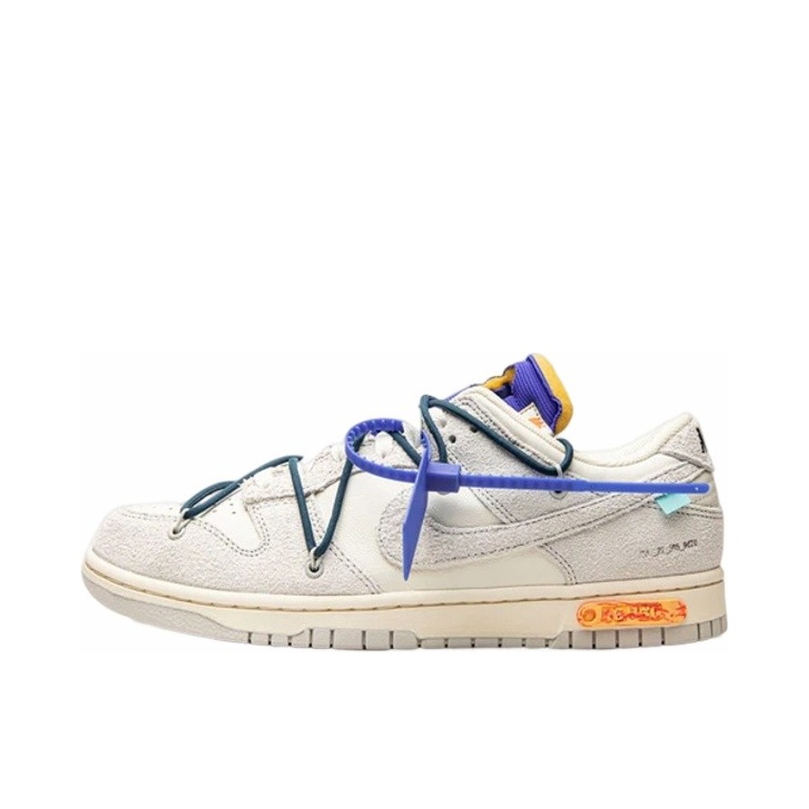 推荐商品：Nike Dunk 板鞋 经典复古百搭 Off-White联名/NO.16/绿带/蓝扣/灰白