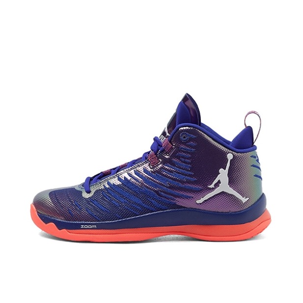 Jordan Super.Fly 5 格里芬 篮球鞋 实战防滑耐磨减震轻便织物合成革 紫色