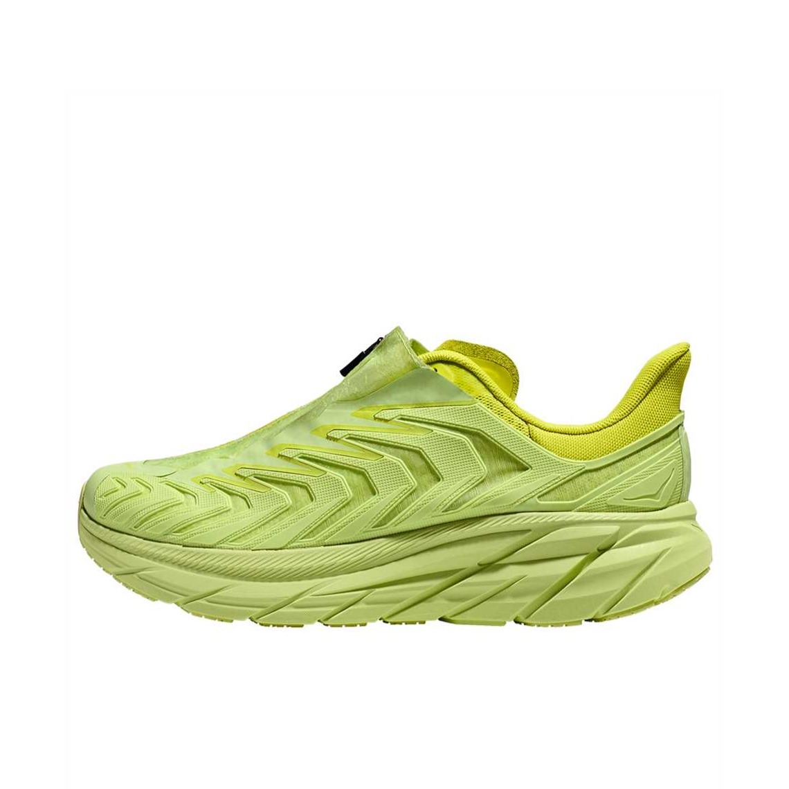 推荐商品：HOKA ONE ONE Project Clifton 克利夫顿未来 防滑 耐磨 织物 跑鞋 蝴蝶绿/月见草绿