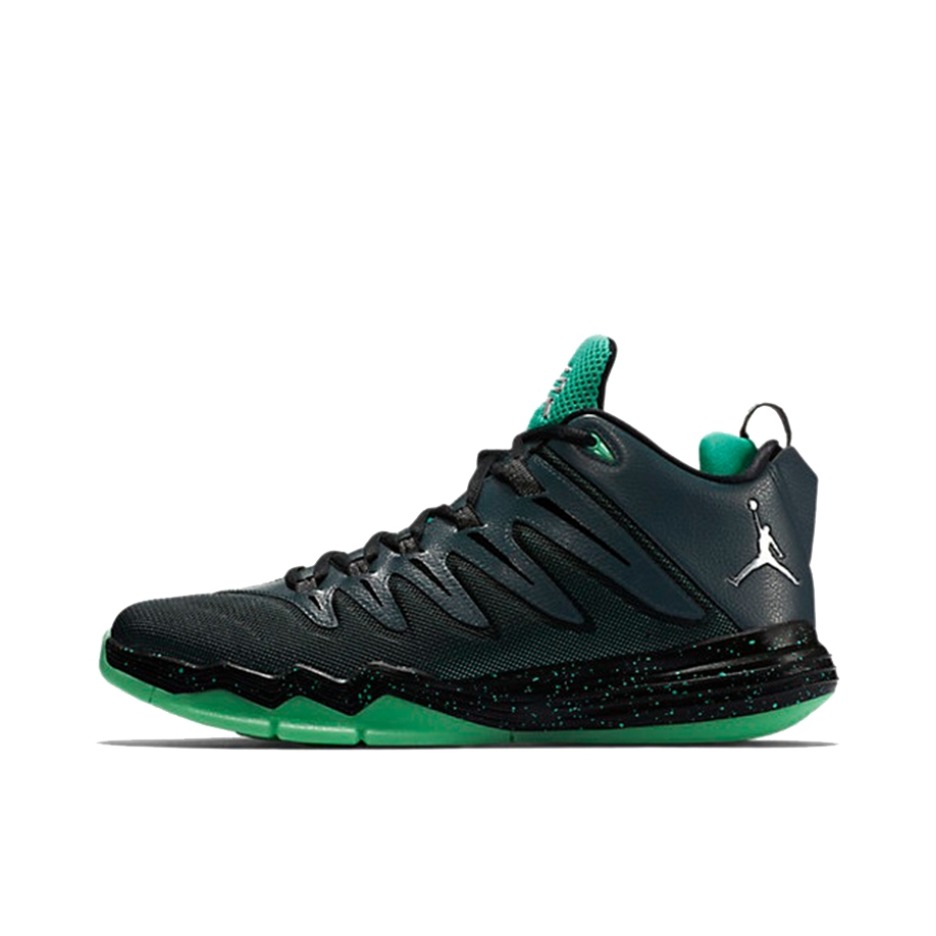 推荐商品：Air Jordan CP3.IX 保罗9 篮球鞋 防滑耐磨轻便减震支撑圆头包裹性回弹实战中帮 China 墨绿