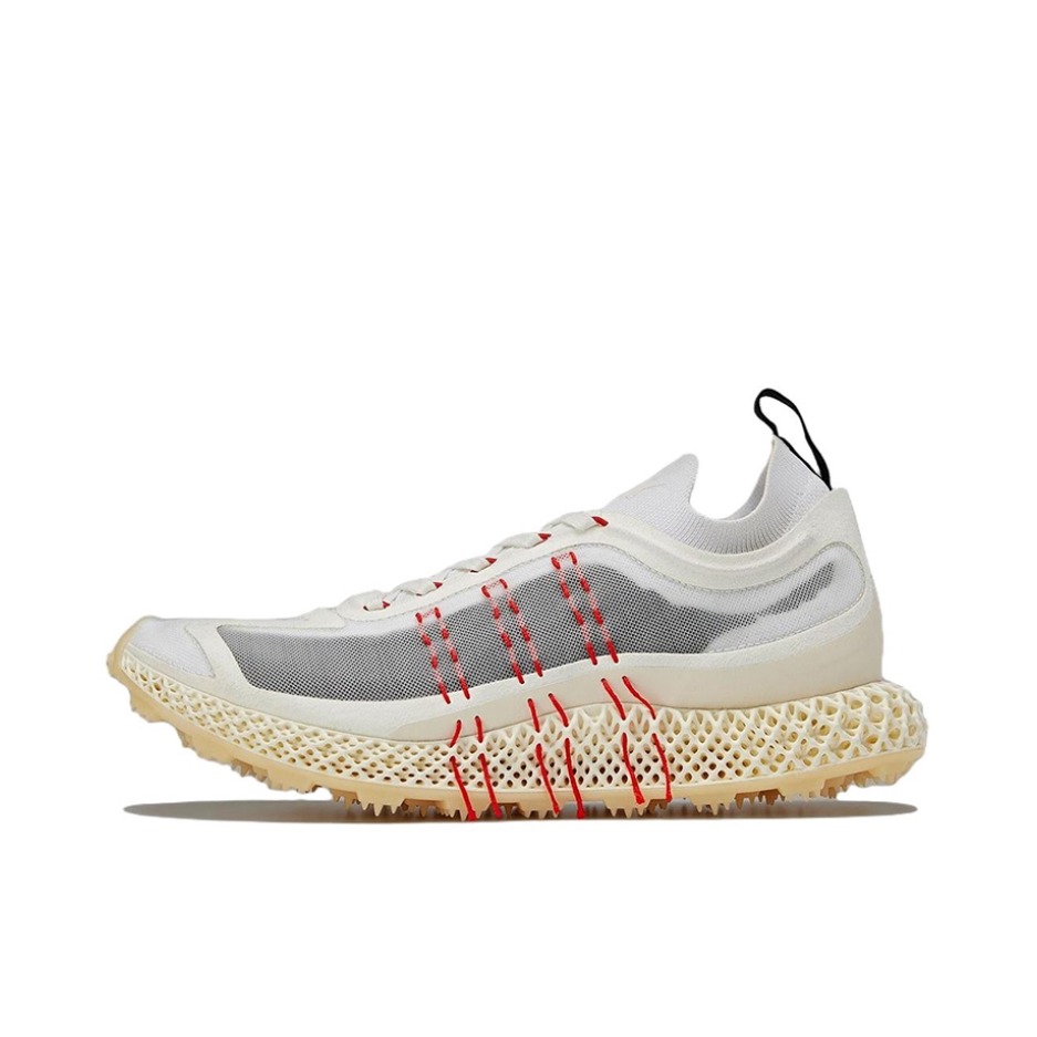推荐商品：Y-3 4D Runner 跑鞋 轻质休闲透气耐磨防滑减震舒适时尚运动网面圆头 白色/灰色
