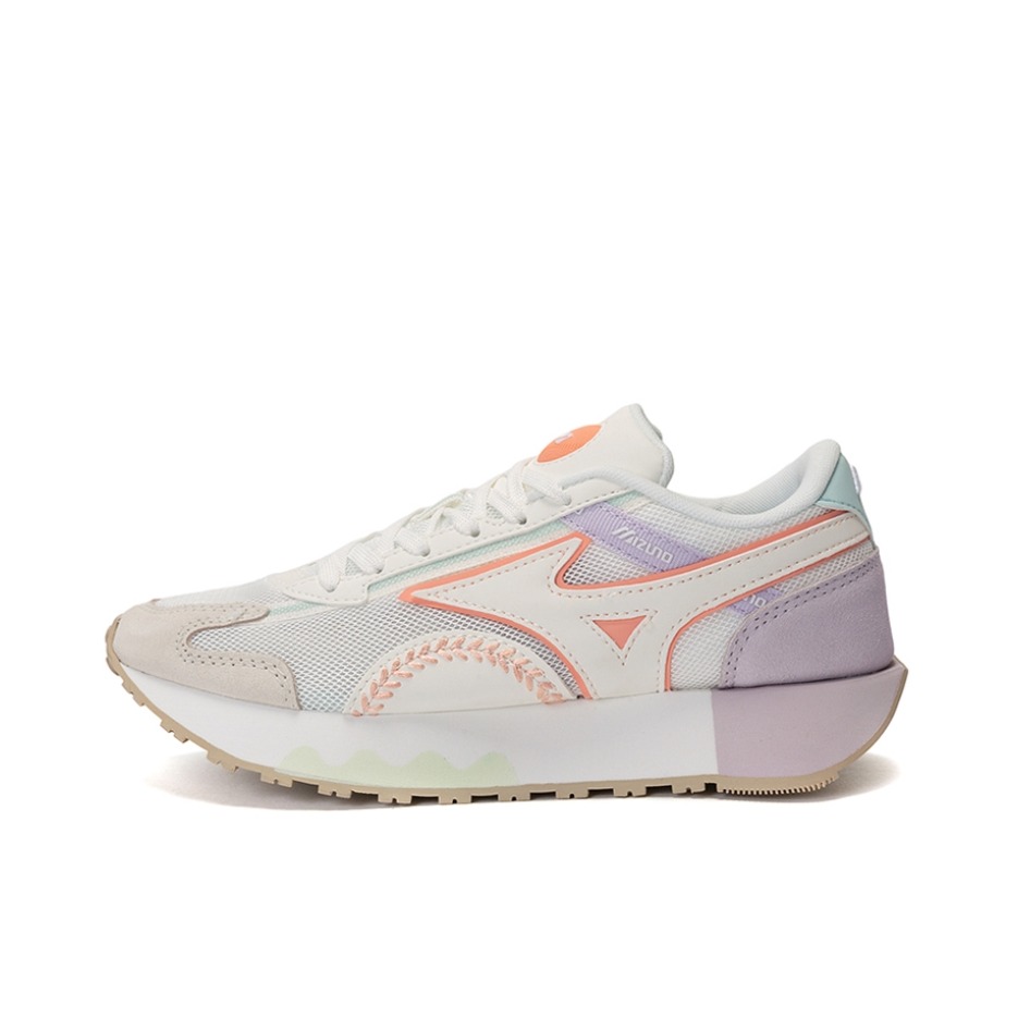推荐商品：Mizuno/美津浓 LG 70s 短跑 透气轻便 减震 织物 跑鞋 紫色/白色