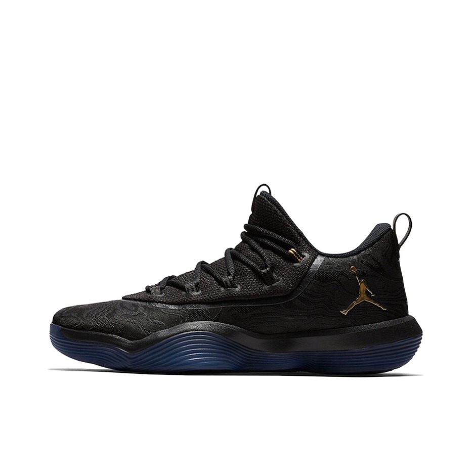 推荐商品：Jordan Super.Fly 2017 耐磨防滑 缓震实战 舒适透气 减震 篮球鞋 Black 黑暗蓝Low
