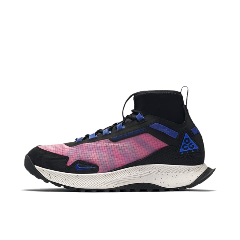 推荐商品：Nike ACG Zoom Terra Zaherra Aviator 减震轻便 防滑耐磨 网布 支撑平衡 织物 户外鞋 Rush Pink Racer Blue 粉黑蓝