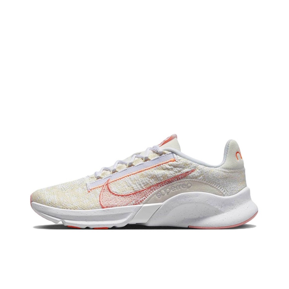 推荐商品：Nike SuperRep Go 3 Flyknit Next Nature 跑鞋 减震回弹轻便透气支撑织物 米色/粉色