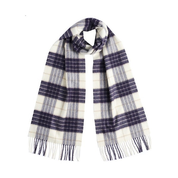 推荐商品：Johnstons of Elgin 长方形经典款纯羊绒绒线围巾 WA000016