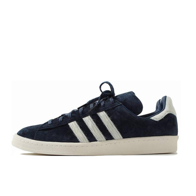 推荐商品：adidas originals Campus 80s 板鞋 复古减震透气防滑轻便休闲舒适耐磨低帮时尚潮流 蓝色