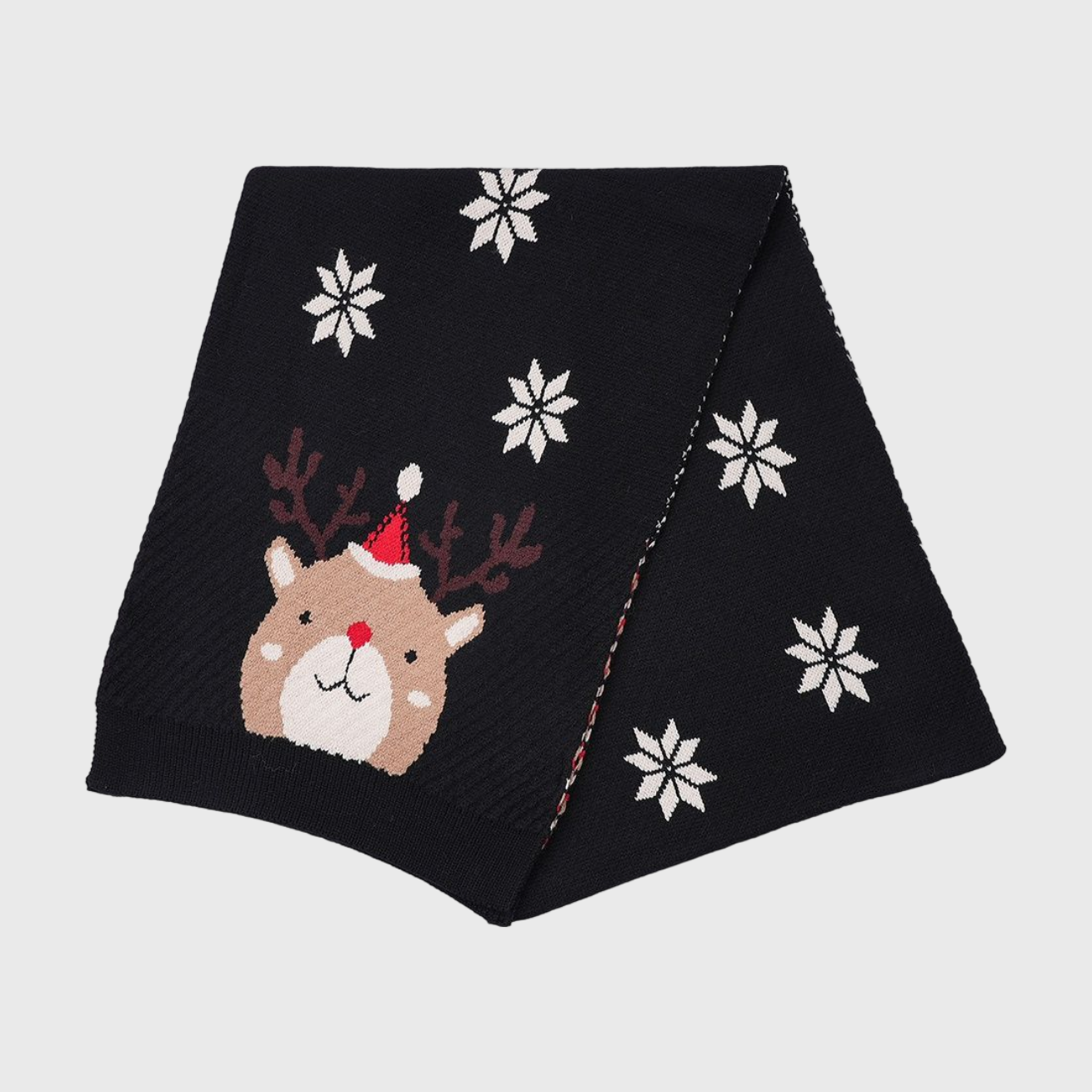 推荐商品：YooMore/优牧 小鹿针织绒线围巾 YMW0042