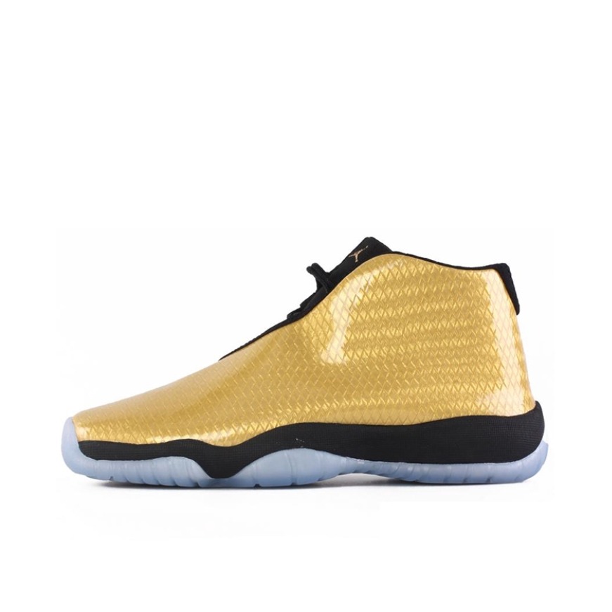 推荐商品：Air Jordan Future 篮球鞋 减震回弹防滑耐磨舒适透气复古编织织物 Metallic Gold 黄金蟒
