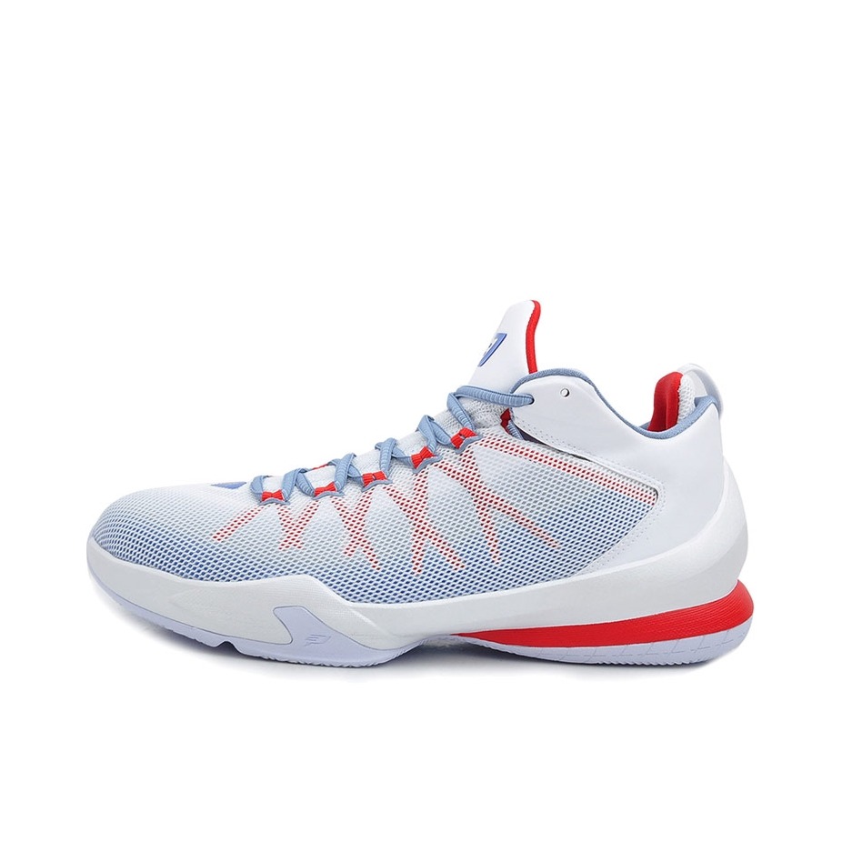 推荐商品：Air Jordan CP3.VIII 保罗8 篮球鞋 复古防滑耐磨舒适百搭减震轻便实战圆头织物网布 White Game Royal Red 白蓝红