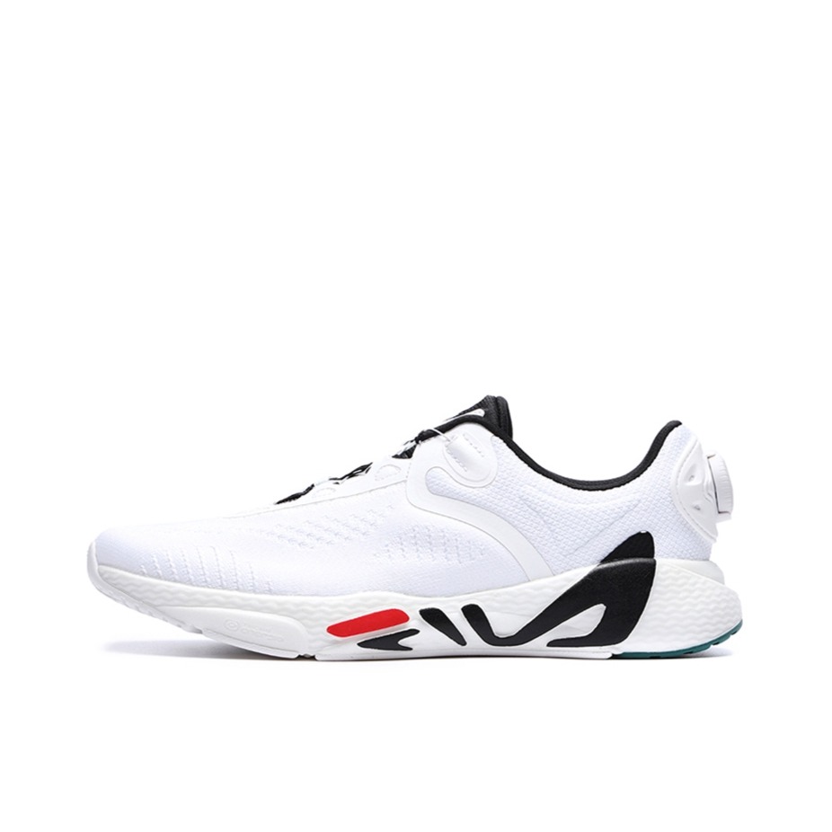 推荐商品：Fila Athletics Mind BOA 舒适 轻便 耐磨 织物 有氧健身 跑鞋 明亮白