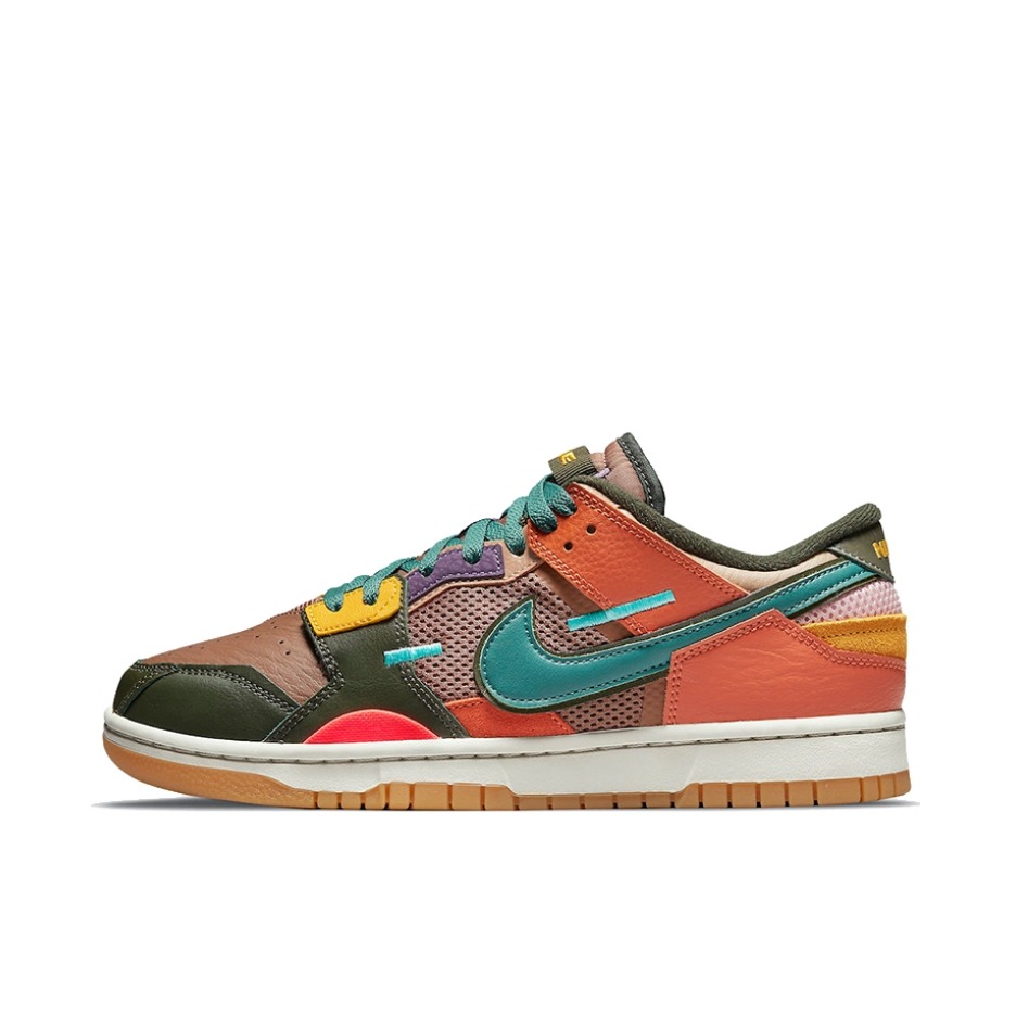 推荐商品：Nike Dunk 板鞋 经典复古百搭 Scrap/Archeo Brown 低帮/彩色拼接/缝合怪