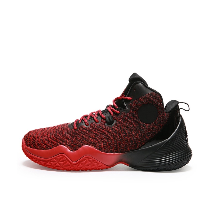 推荐商品：匹克 耐磨缓震 实战外场 织物 篮球鞋 E93011A 红黑