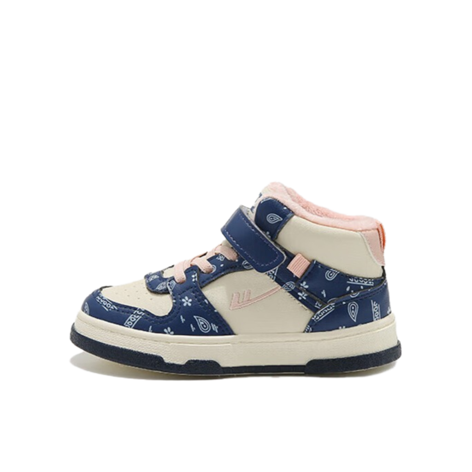 推荐商品：回力  潮流百搭  童鞋  WZTH-1024 小童/米色/蓝色