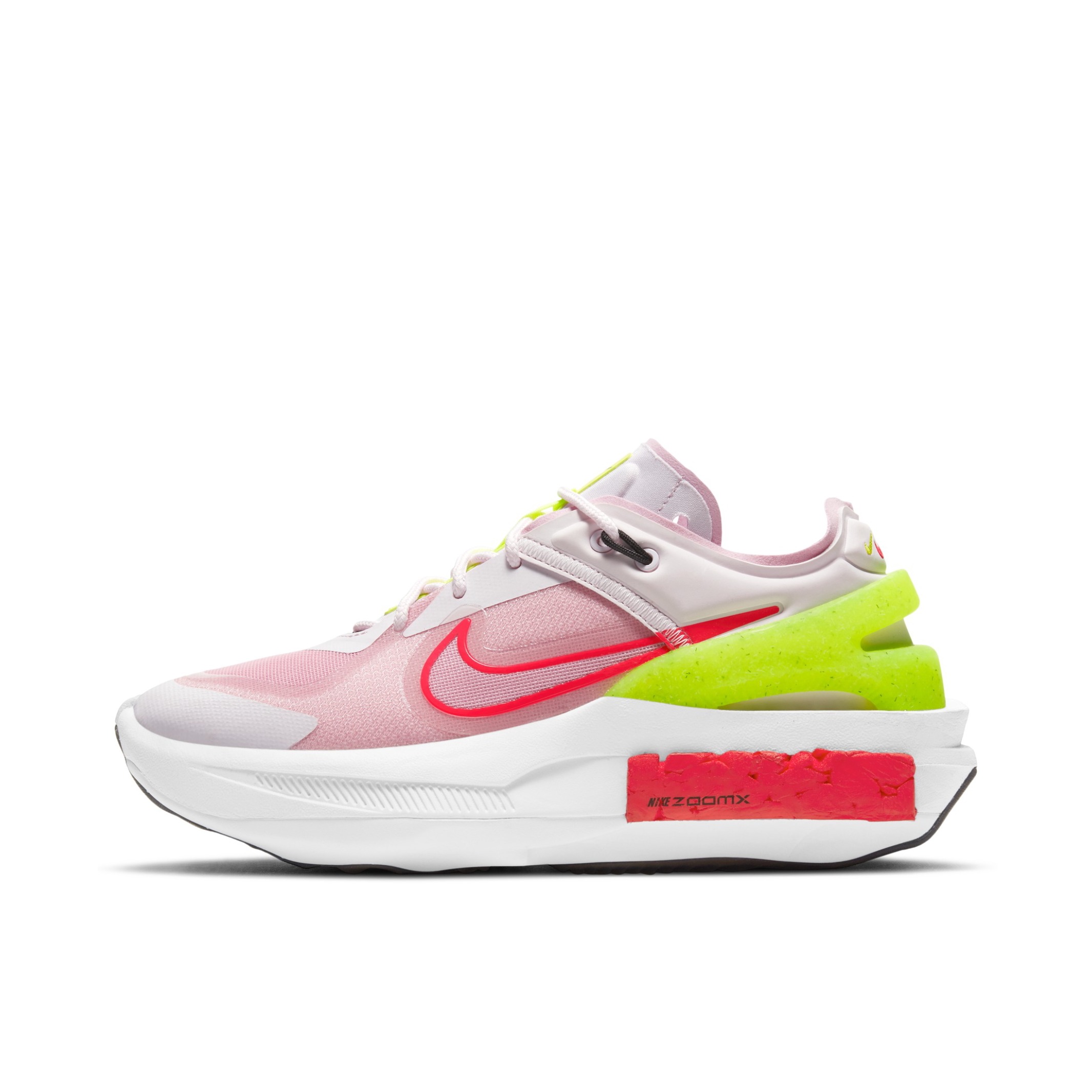 推荐商品：Nike Fontanka Edge 跑鞋 厚底增高缓震透气运动 浅北极粉/浅紫/警笛红