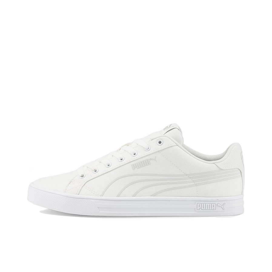 推荐商品：Puma/彪马 Smash Vulc V3 板鞋 轻便透气防滑耐磨舒适百搭简约时尚复古薄底 白色/