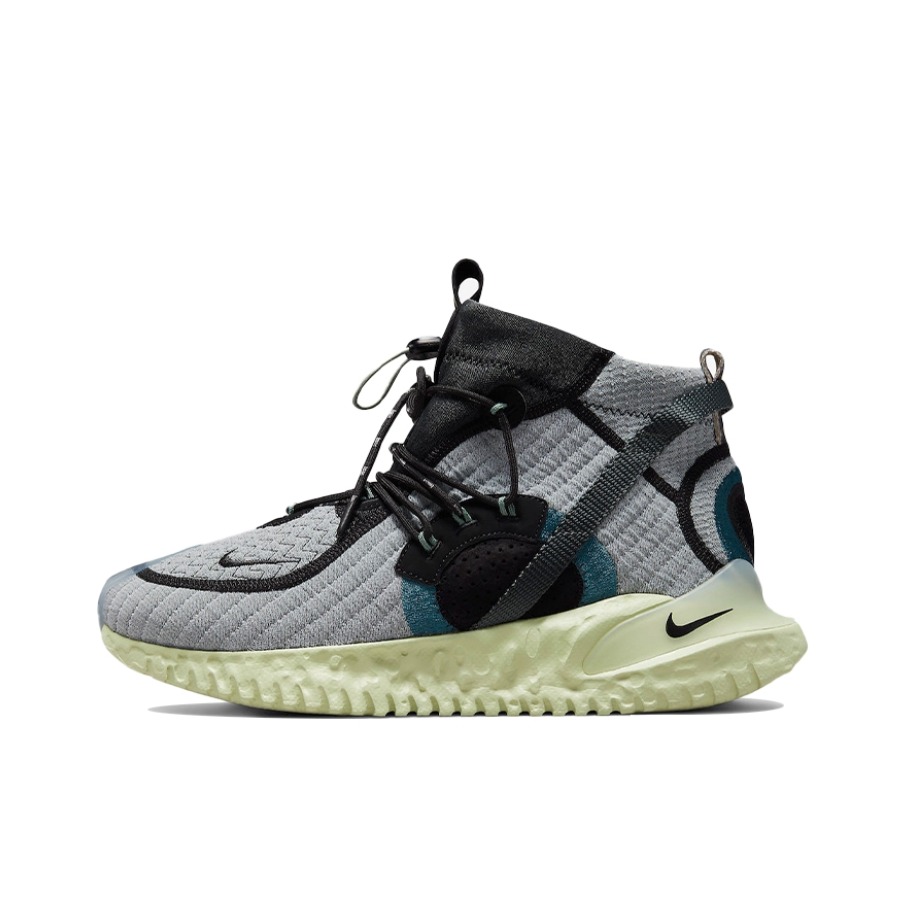 推荐商品：Nike Flow 2020 ISPA 跑鞋 机能风潮流百搭防滑耐磨舒适透气织物运动支撑圆头 Dutch Green 灰黄色