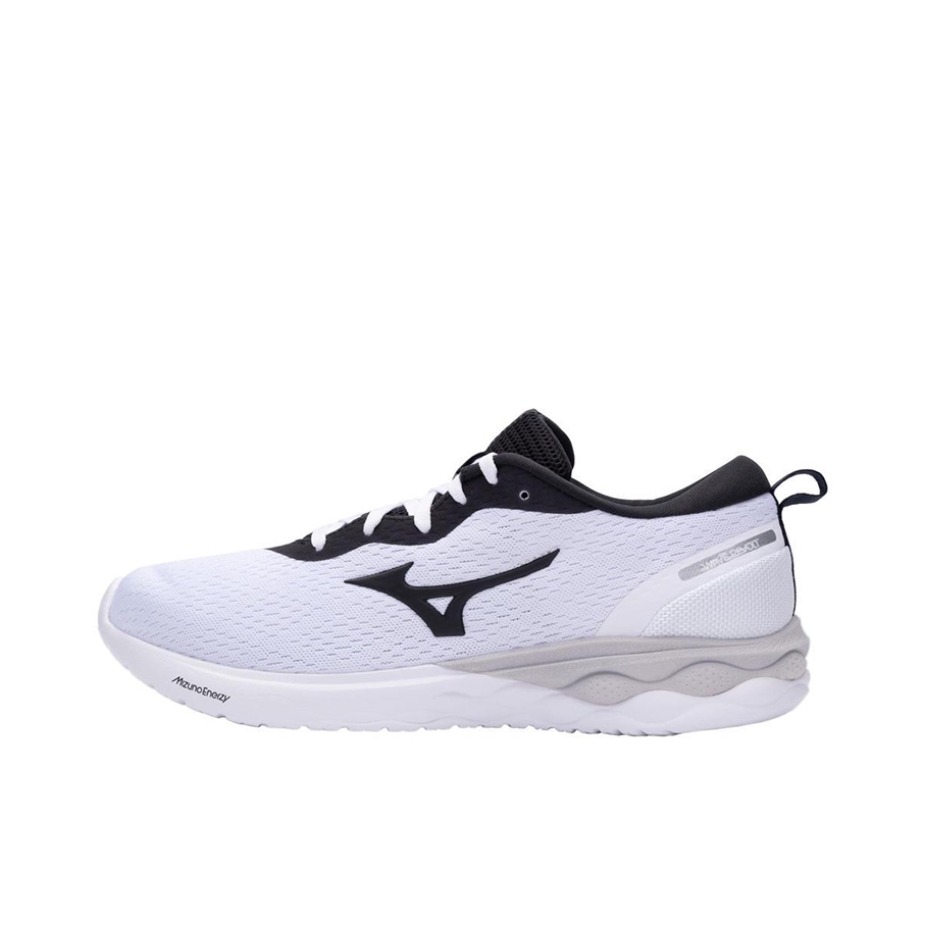 推荐商品：Mizuno/美津浓 Wave Revolt 减震耐磨 防滑耐磨 轻便透气 织物 跑鞋 白色/黑色