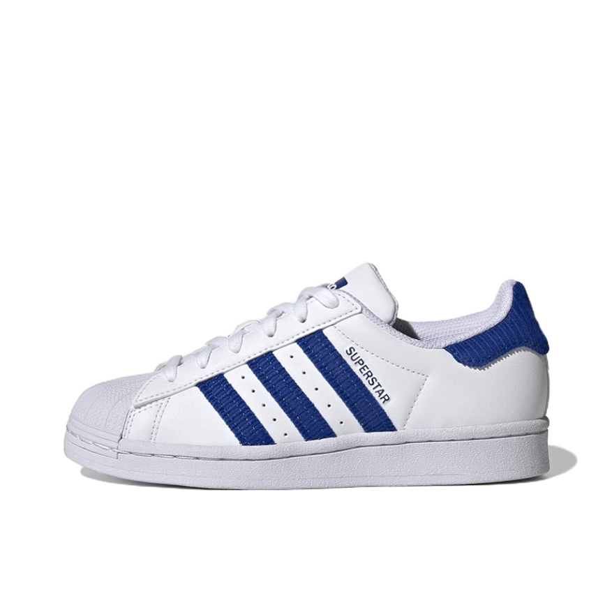 推荐商品：【宋雨琦同款】 adidas Originals Superstar 板鞋 轻便贝壳头薄底舒适百搭耐磨复古 深蓝色/白色