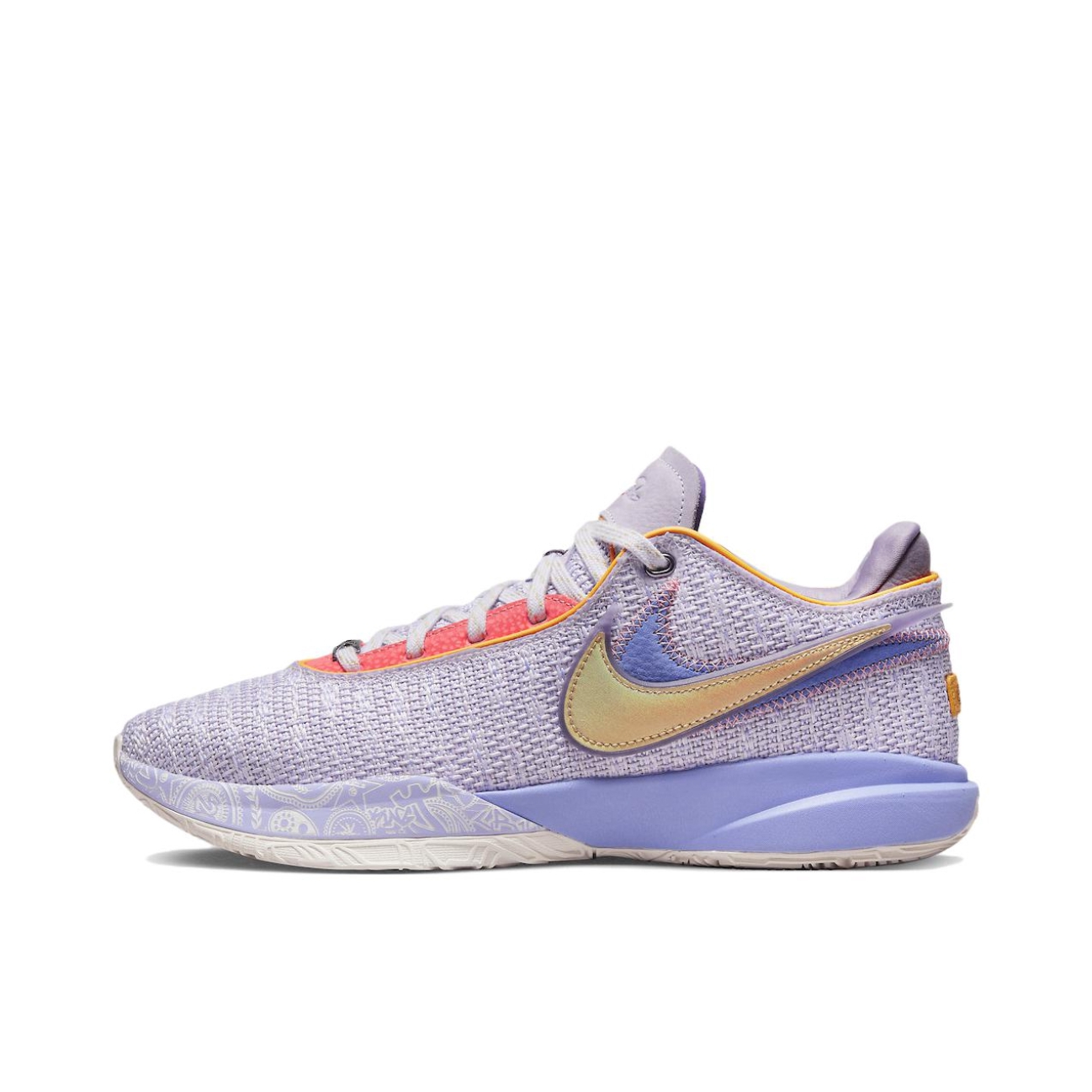 推荐商品：Nike Lebron 20 詹姆斯20 Zoom Air 缓震透气 防滑耐磨 舒适 支撑 潮流 篮球鞋 Violet Frost 国外版/紫罗兰