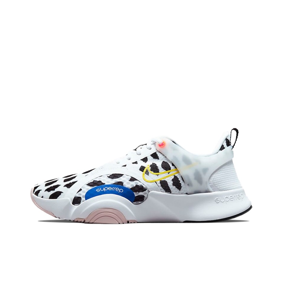 推荐商品：Nike SuperRep Go 2 跑鞋 舒适缓震防滑耐磨轻便透气 黑色/白色/蓝色