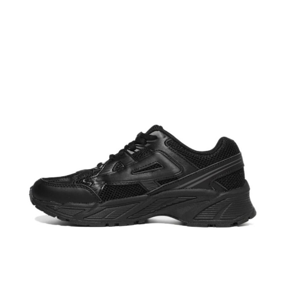 推荐商品：FILA/斐乐 低帮厚底 防滑 合成革 运动 跑鞋 1GM00828D 黑色