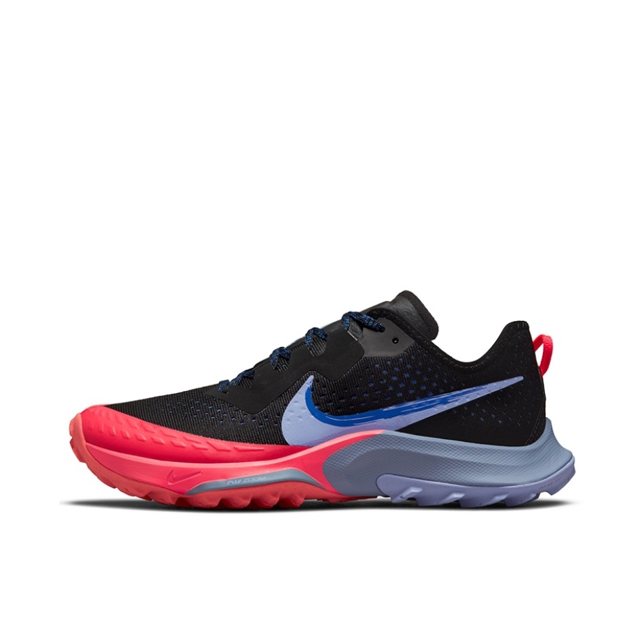 推荐商品：Nike Air Zoom Terra Kiger 7 跑鞋 缓震回弹防滑耐磨舒适透气时尚潮流织物合成革 浅蓟紫/青石蓝