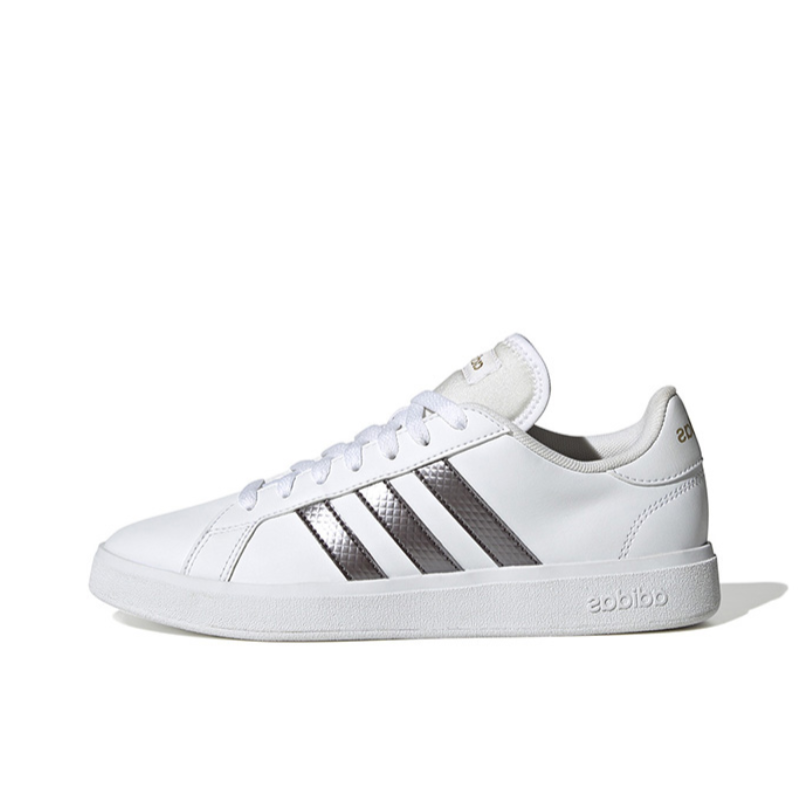 推荐商品：adidas Neo Grand Court Base Beyond 板鞋 防滑耐磨轻便透气舒适百搭潮流 白色/银色