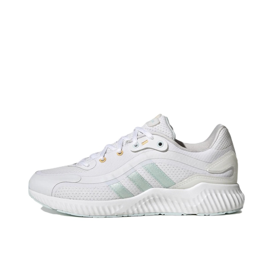 推荐商品：adidas Jelly Bounce 减震回弹 防滑耐磨 舒适轻便 潮流百搭 织物 跑鞋 白色/蓝色
