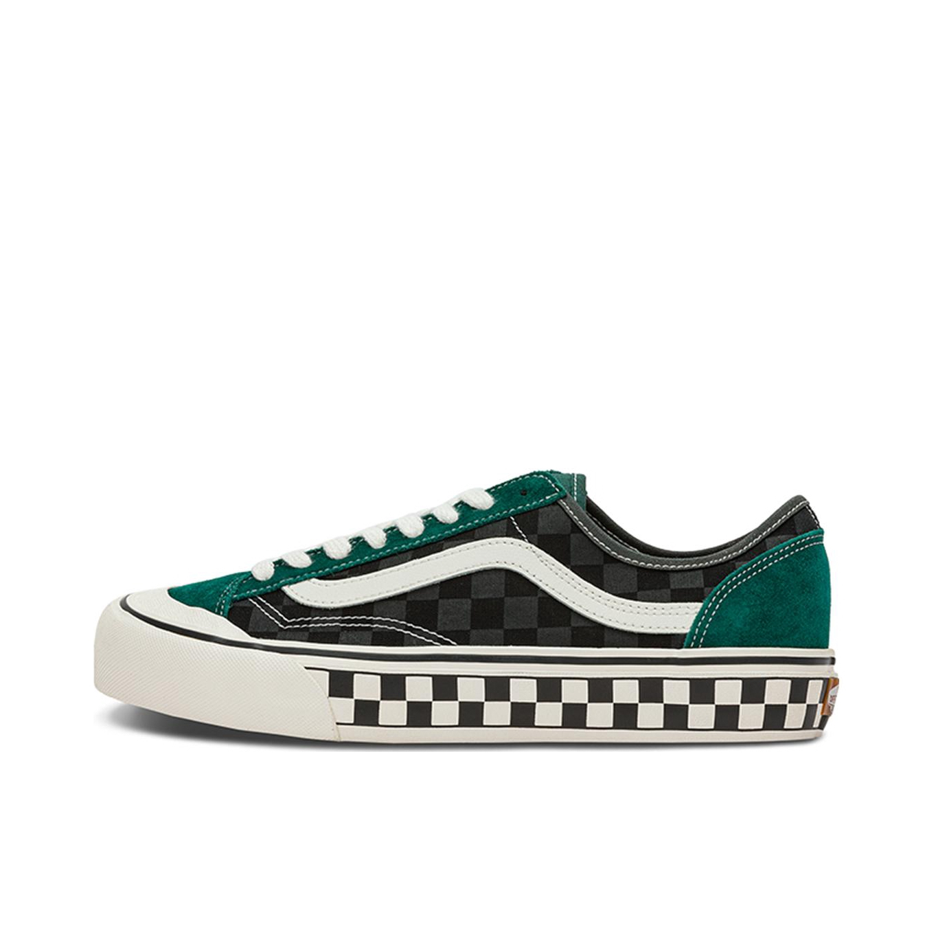 推荐商品：Vans/范斯 Style 136 DECON VR3 SF 防滑耐磨 舒适透气 复古 帆布鞋 绿色