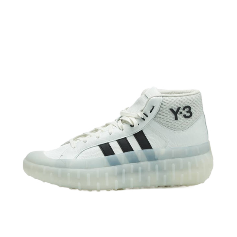 推荐商品：Y-3 GR.1P 运动休闲鞋 圆头系带时尚舒适防滑耐磨 中帮/白色