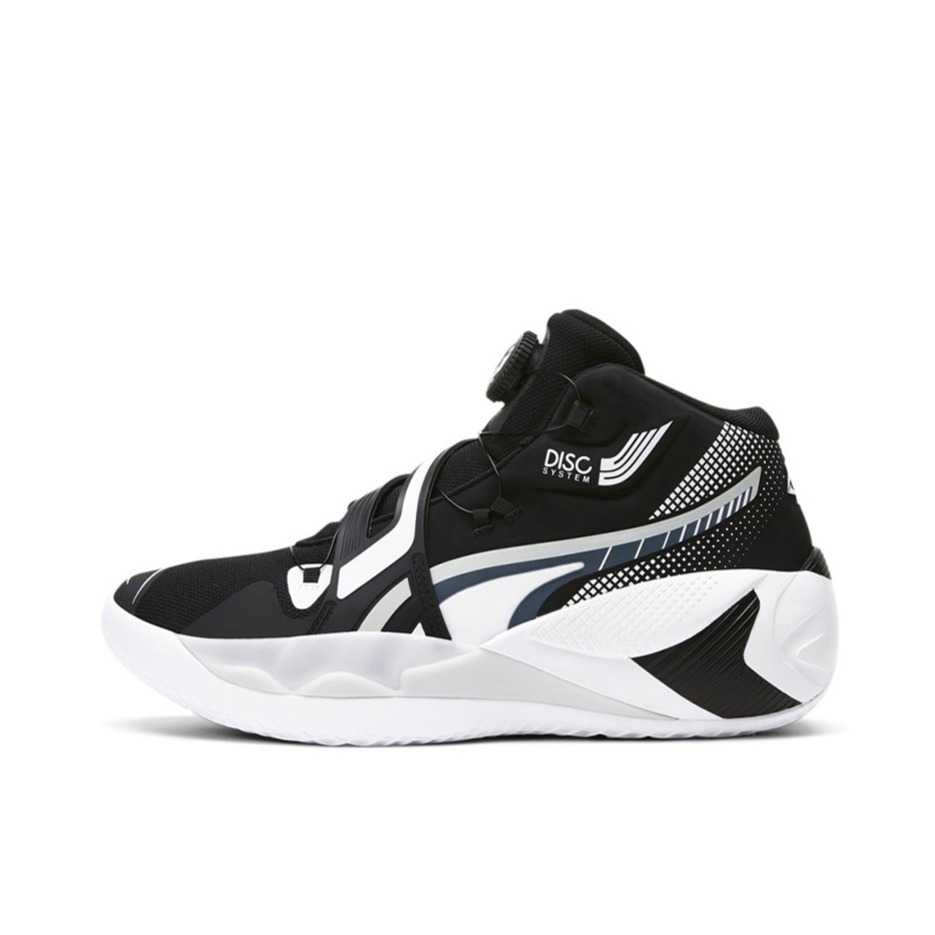 推荐商品：Puma/彪马 Disc Reverse 防滑耐磨 减震轻便 网布透气 实战 合成革 篮球鞋 黑色/白色