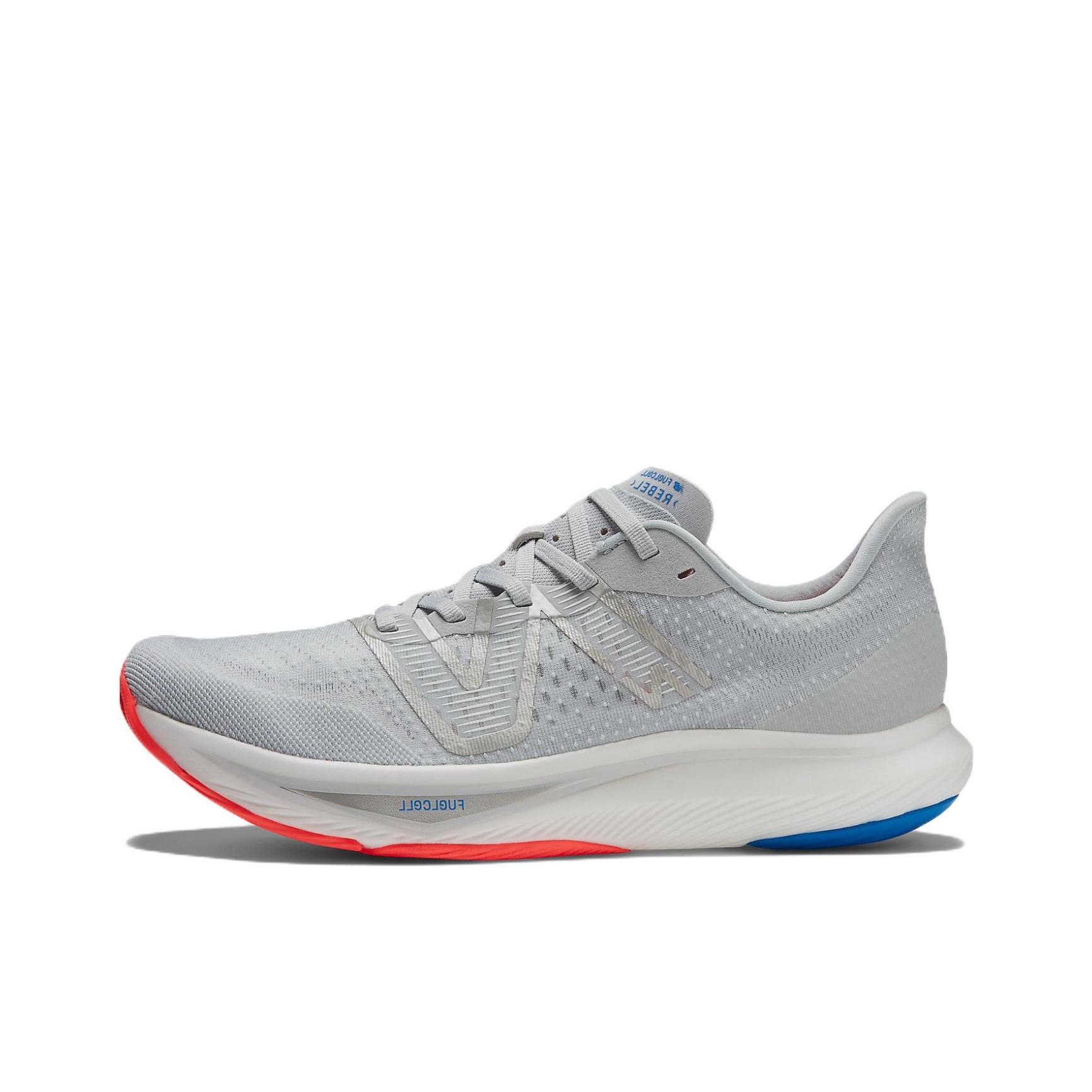 推荐商品：New Balance Fuelcell Rebel v3 跑鞋 轻便缓震防滑耐磨网面透气轻量长跑 灰色