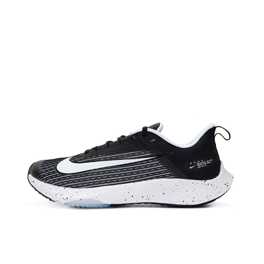 推荐商品：Nike Air Zoom Speed 2 跑鞋 舒适缓震网布透气防滑耐磨织物复古时尚潮流包裹性 GS/黑白