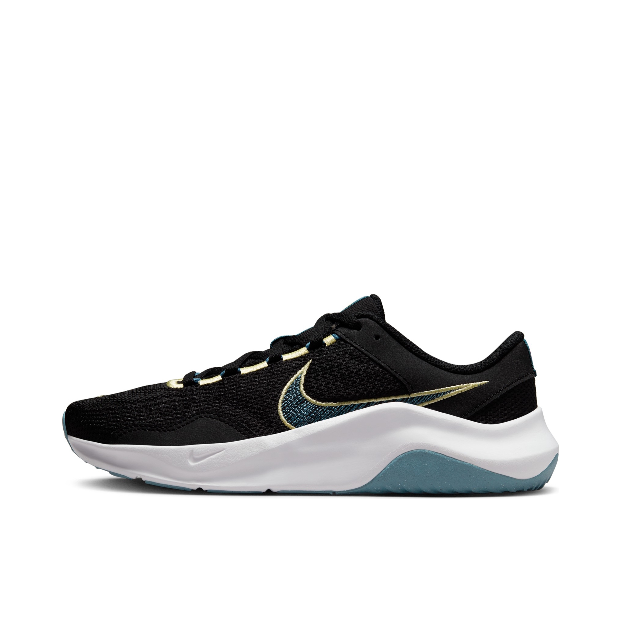 推荐商品：Nike Legend Essential 3 舒适减震 防滑耐磨 轻便透气 复古百搭 休闲鞋 黑色/噪音浅绿/浅柠檬黄/白色/宇宙紫红