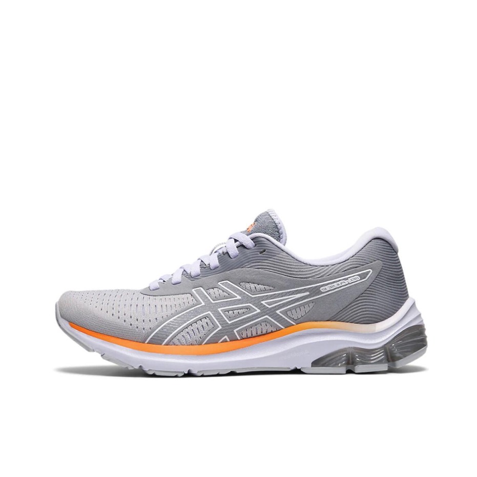 推荐商品：Asics/亚瑟士 Gel-Pulse 12 跑鞋 防滑耐磨缓震回弹织物网布舒适透气合成革 女款/灰色/白色/橘色